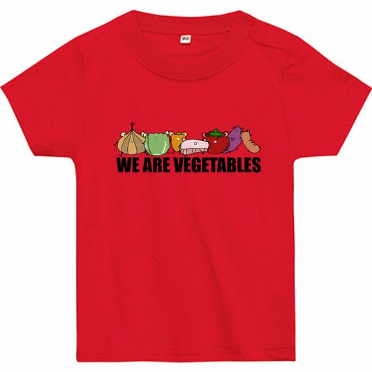 野菜たち、ベビーTシャツ「BABY」