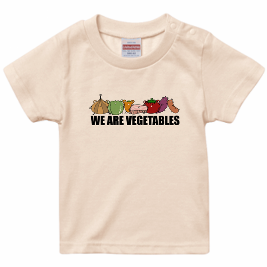 野菜たち、ベビーTシャツ「BABY」
