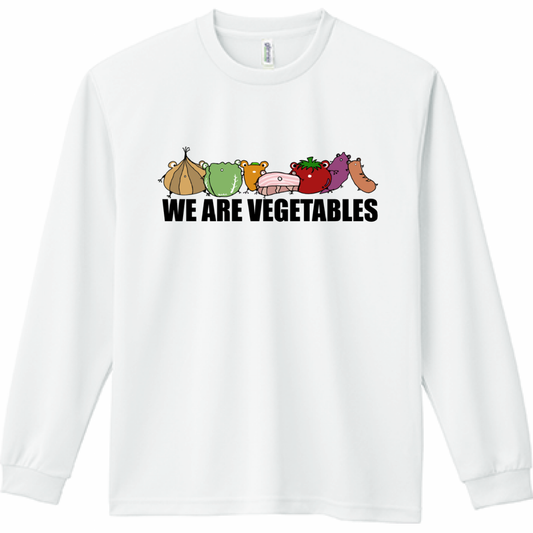 野菜たち、長袖Tシャツ「MEN'S」「LADIES」