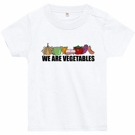 野菜たち、ベビーTシャツ「BABY」