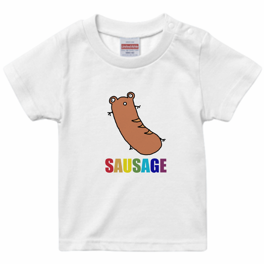 ソーセージベビーTシャツ「BABY」
