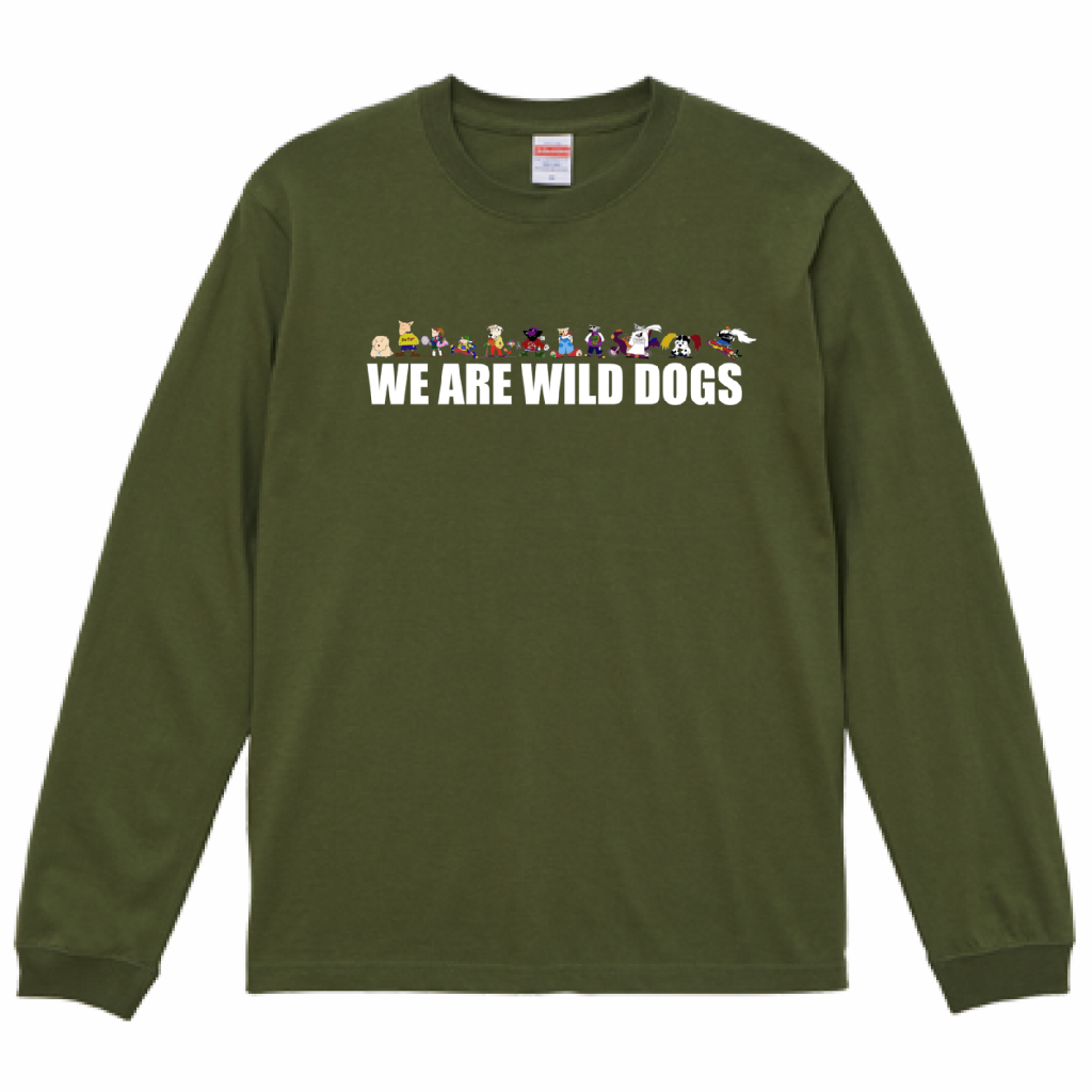 WILDDOG長袖Tシャツ「MEN'S」「LADIES」